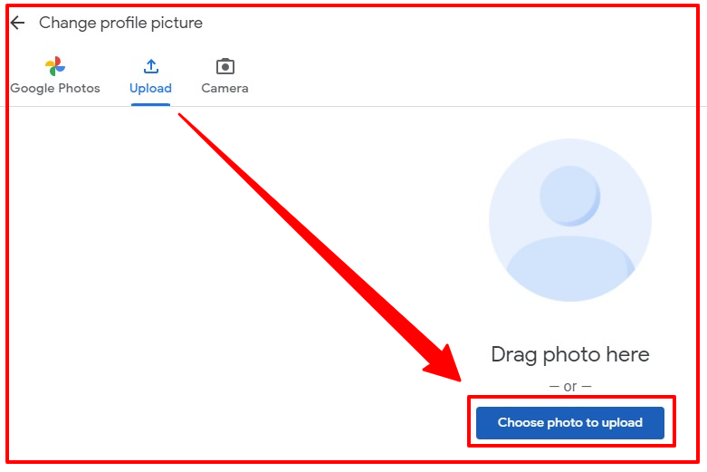 How to remove google account profile picture