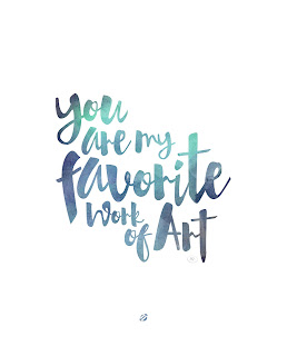 LostBumblebee ©2015 MDBN : You are my favorite work of art : American English : Donate to download : Printable : PERSONAL USE ONLY