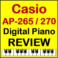 Casio AP-265, AP270 digital pianos
