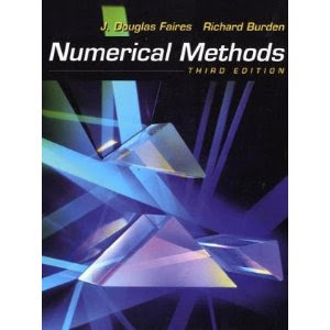 Text Book - Numerical Methods by J. Douglas Faires & Richard Burden 3rd Edition