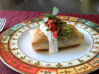 Chicken & Mushroom Chimichanga – A Thingamajig of Beauty