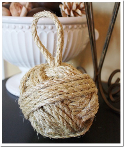 Sisal rope ball -sand and sisal