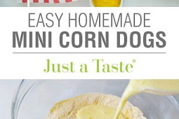 Easy Homemade Mini Corn Dogs