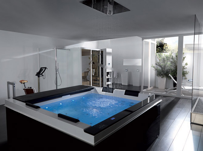 Futuristic Bathroom Design Idea