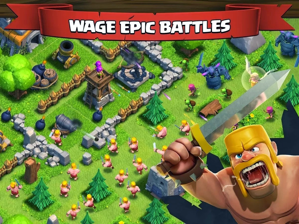 Download Game Clash of Clans Apk+Data MOD for Android