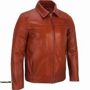 Jaket Kulit Pria Warna Tan