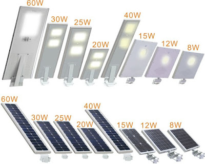 solar LED integrated lights