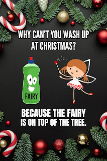 English Phrase Collection | English Christmas Humour Collection | Why can’t you wash up at Christmas? Because the Fairy is on top of the tree.