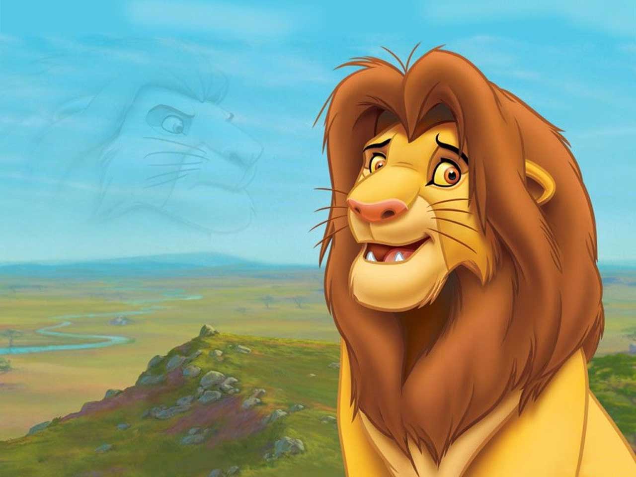 cartoon lion king