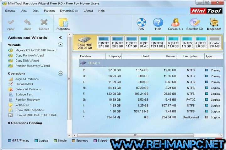 MiniTool Partition Wizard 12.8 PC Software Free Download With Patch