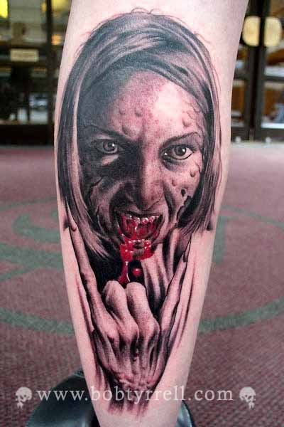 Tattoos Zombie on Gruesome Zombie Tattoo Seen On Www Coolpicturegallery Us