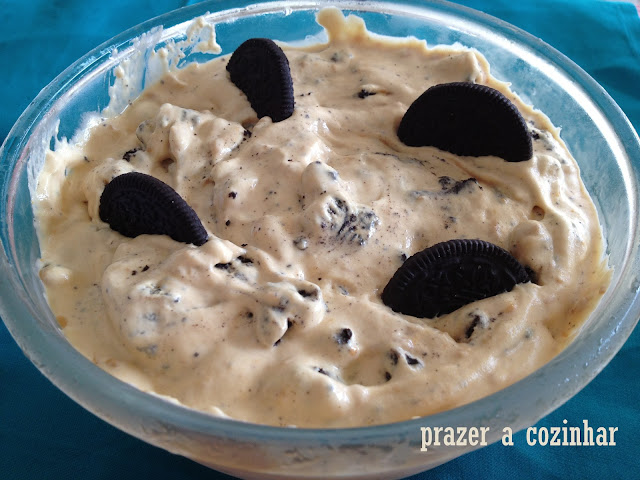 prazer a cozinhar - gelado de oreo