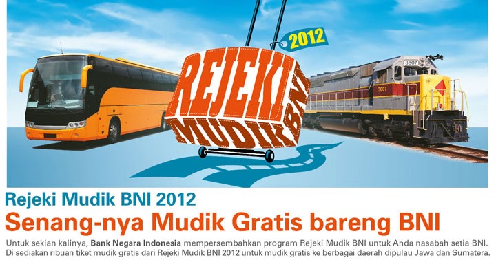 Mudik gratis 2012 , info jadwal keberangkatan dan tujuan 