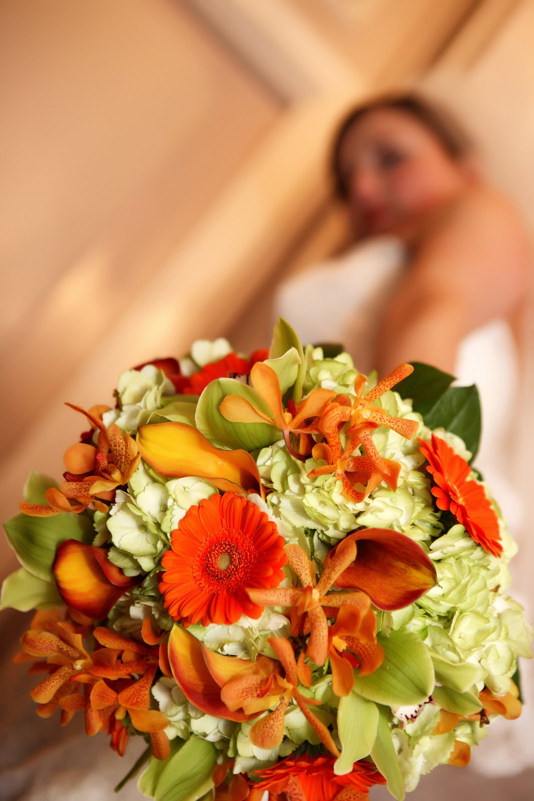 simple wedding reception table