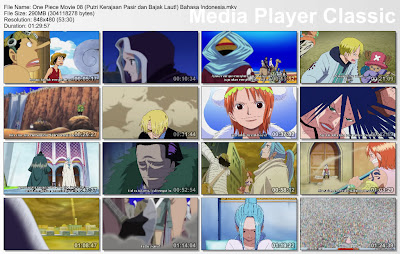 Download Film One Piece The Movie 08 (Putri Kerajaan Pasir dan Bajak Laut!) Bahasa Indonesia