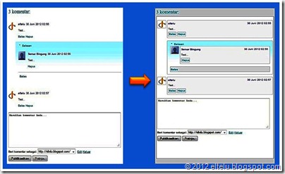 Modifikasi Kolom Komentar Blogger