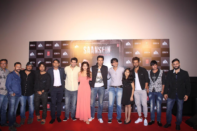 L-R director Rajiv Ruia, music director Vivek Kar, producer Goutam Jain, Vishal Malhotra, Sonarika Bhadoria, Rajniesh Duggall, Hiten Tejwani, Sachi Ruia, Amir Dalvi