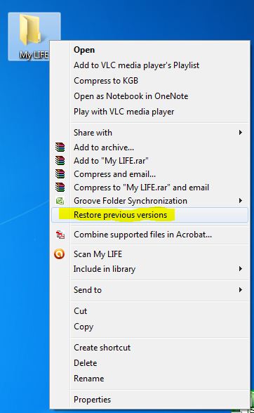 trik sederhana untuk memulihkan file dihapus tanpa software