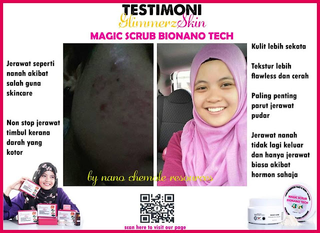 Glimmerz skincare / Magic scrub bio nano tech