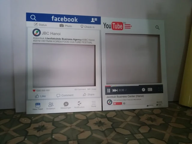 Khung Check-in Mạng Xã Hội