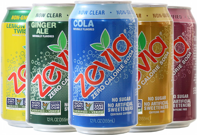 Zevia - naturally sweetened zero-calorie soda