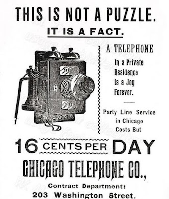 Chicago Telephone - 16 cents per day