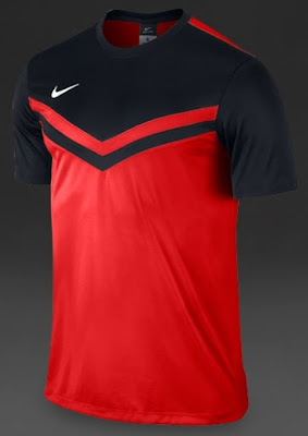 Desain Kaos Futsal Nike Victory Warna Merah Hitam