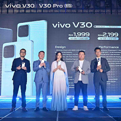 vivo Malaysia Introduced The vivo V30 Series, Integrating ZEISS Tchnology and Aura Light 3.0