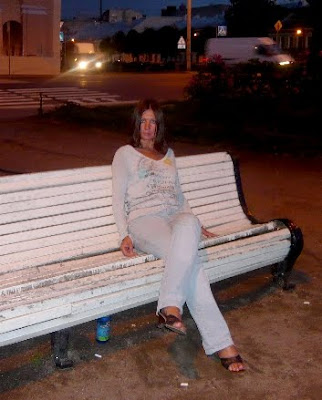 girl on a bench