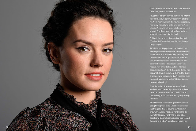 Daisy Ridley Hot Pic In Apple Magazine