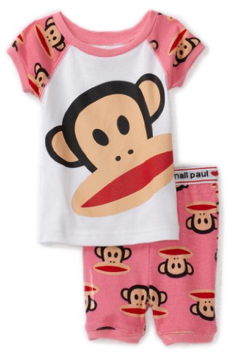 Paul Frank Junior Cloth Discount Best Price Free Shipping Paul Frank Baby-girls Infant Julius Big Face Print Pajama Set