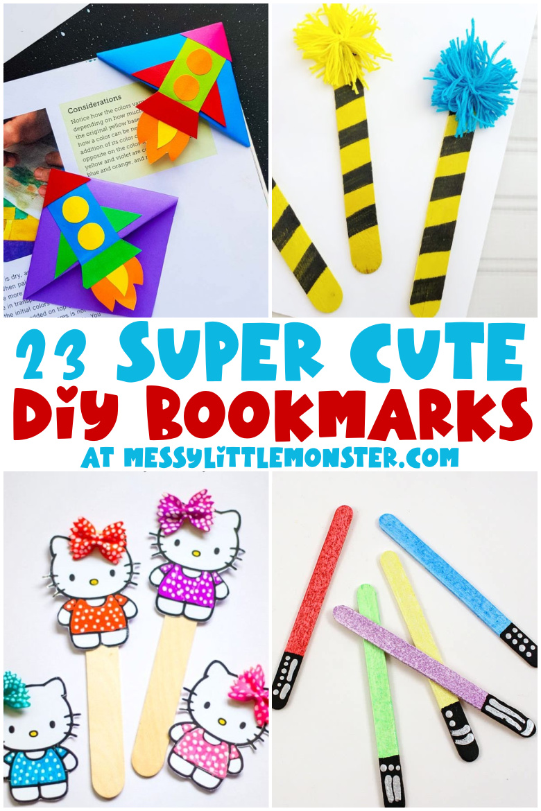 finger knit bookmark craft - The Craft Train