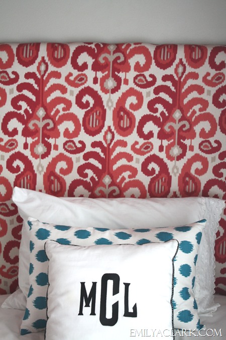 Emily A. Clark: Fabric Covered Panels (If You Need a Headboard Fast)