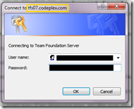 TFS login