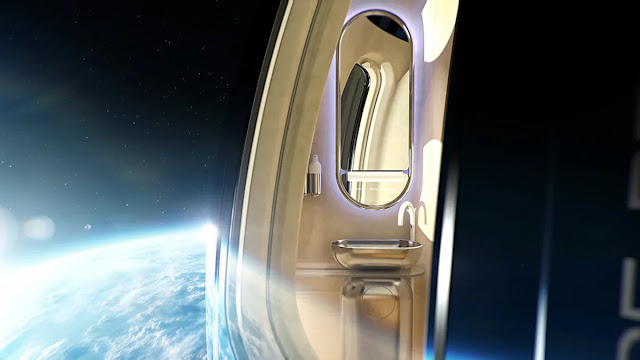 Una vista desde un baño espacial. Curiosciencia