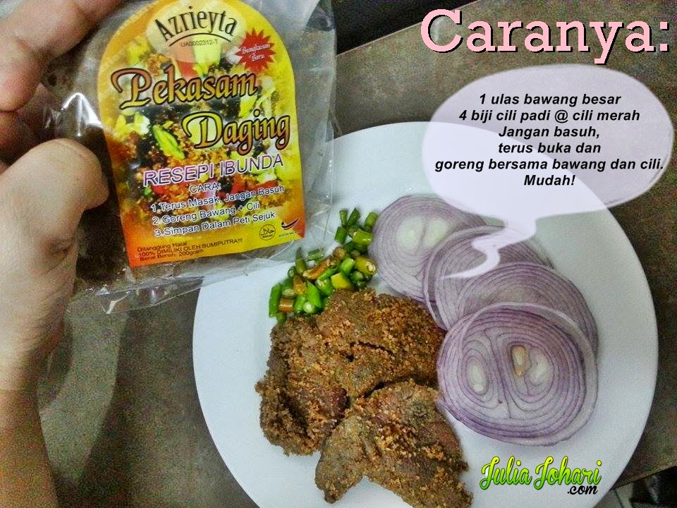 Pekasam Daging dan Pekasam Telur Sotong Resepi Ibu 