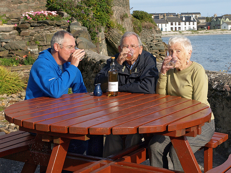 sampling our Octomore Futures at Caladh Sona on Islay