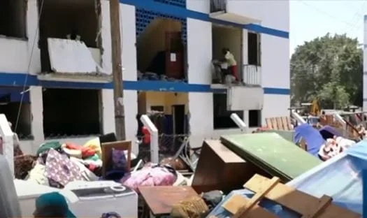 Hundreds of residents of Buxton Estate in Mombasa County photo