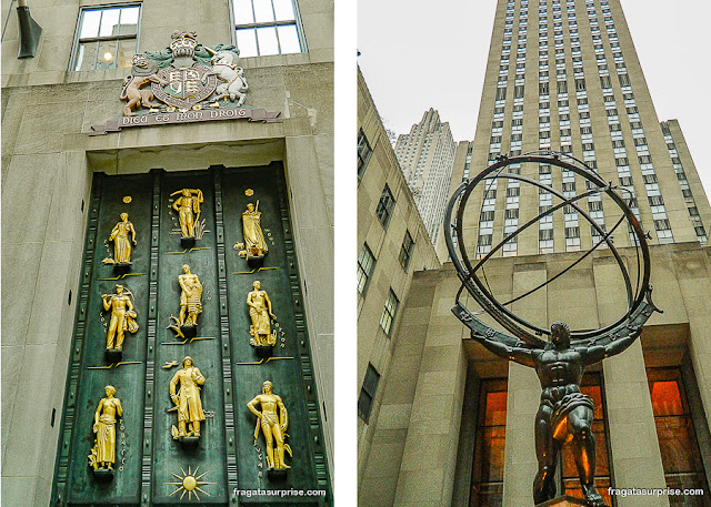 "Atlas", escultura no Rockefeller Center