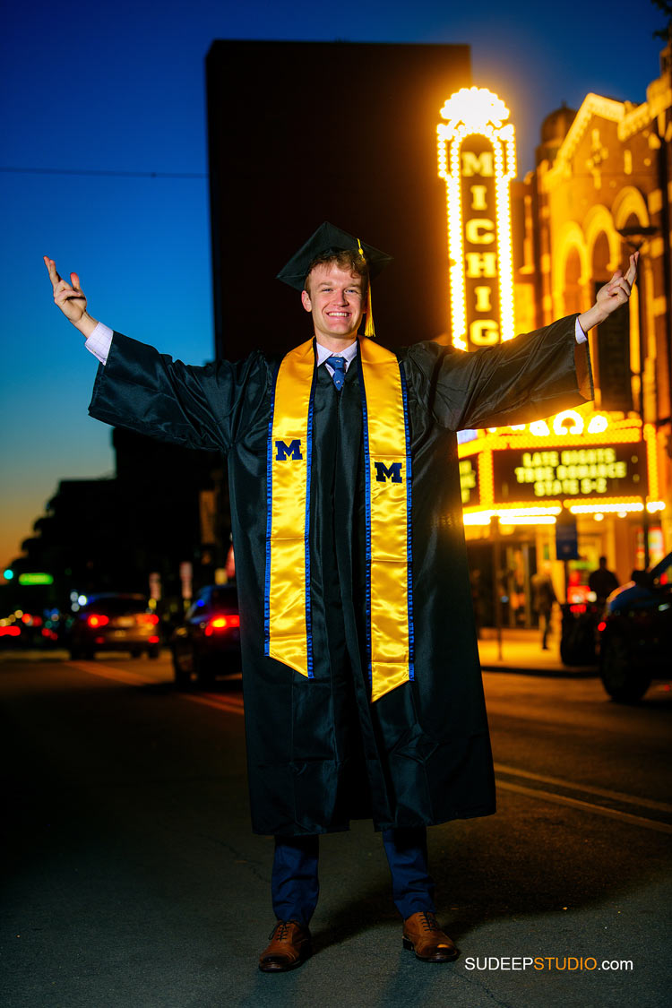 University of Michigan LSA College Graduation Pictures by SudeepStudio.com Ann Arbor College Graduation Photographer