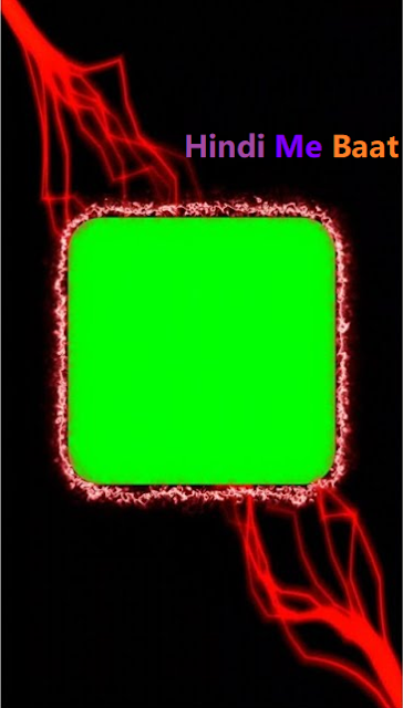 Lightning Effect Green Screen Template