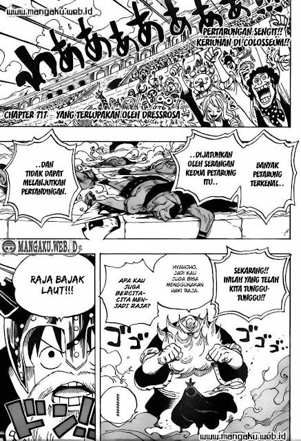 Download Komik One Piece Chapter 717 "Yang Terlupakan Oleh Dressrosa" Bahasa Indonesia