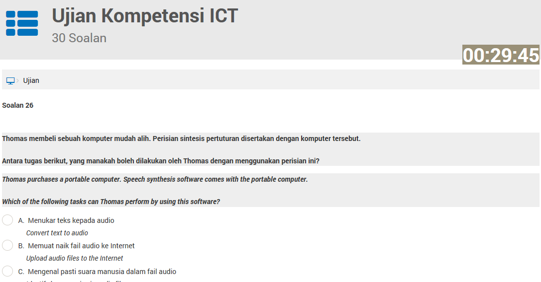 Cara Menjawab Ujian Kompetensi ICT bagi Guru - Blog Cik 