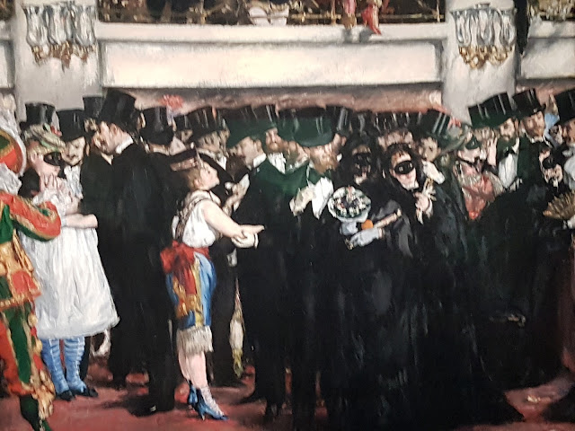 Edouard Manet . Foyer de l'opéra de la rue Le Peletier.  Refusé au salon de 1874
