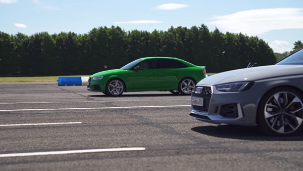 Audi RS3 VS RS4 Audi RS3 VS RS4