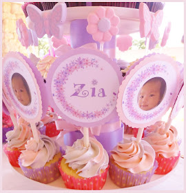 Pink and Purple Cupcakes