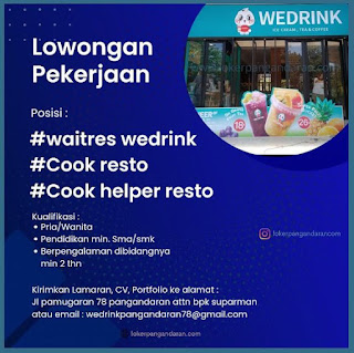 loker we drink pangandaran