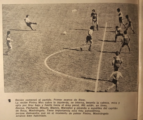 River Plate 5 a 4 contra Boca Juniors, año 1972 superclásico histórico