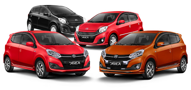 Perbedaan Tiap Varian dan Tipe Daihatsu Ayla 2017, Varian 