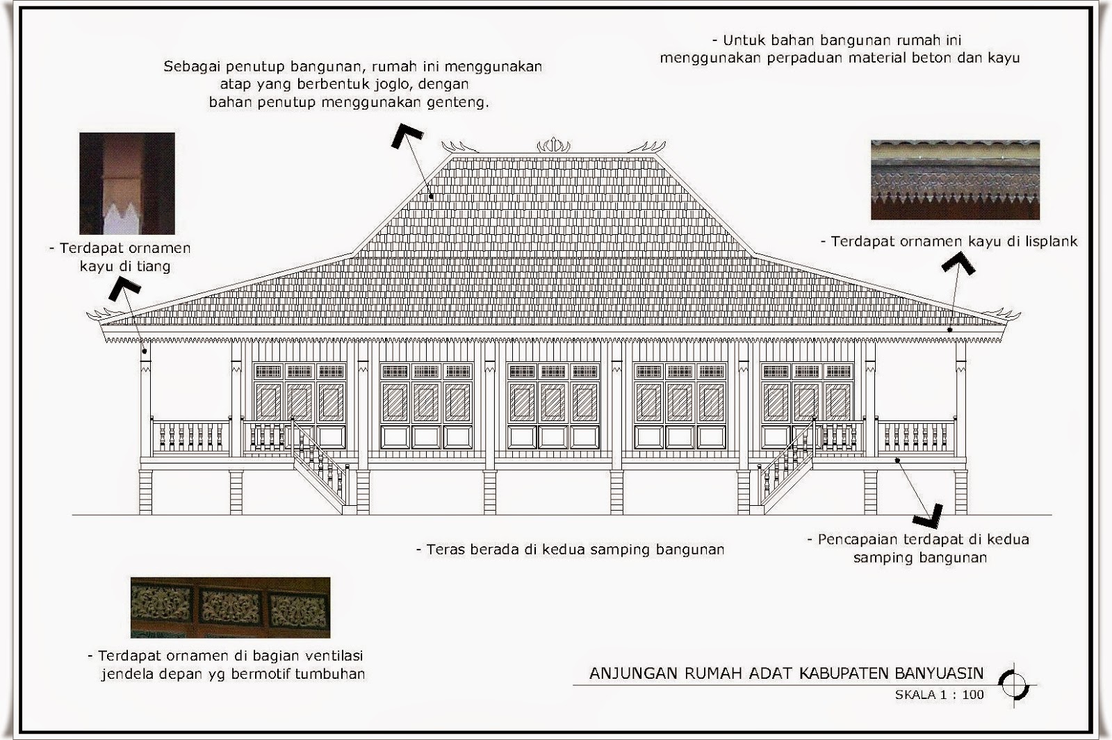 9600 Gambar Kartun Rumah Adat Palembang HD Gambar Rumah